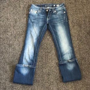 Miss Me Denim Brand Boot Cut Jeans: Size 28